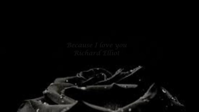 Because I love you   Richard Elliot