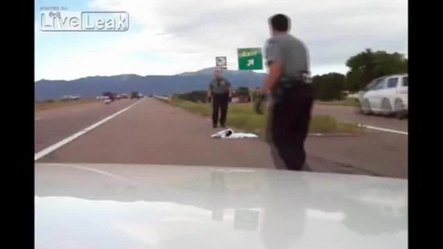 Полицаи помагат на скункс в беда (видео)