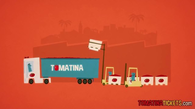 Днес 26.08.2015 GOOGLE представя Томатина - La Tomatina Google Doodle