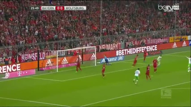 Левандовски избухна с 5 гола за 9 минути Байерн 5 - 1 Волфсбург 22.09.2015