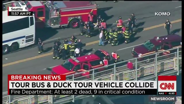CNN NEWS / At least 2 dead, 9 injured in Seattle bus collision