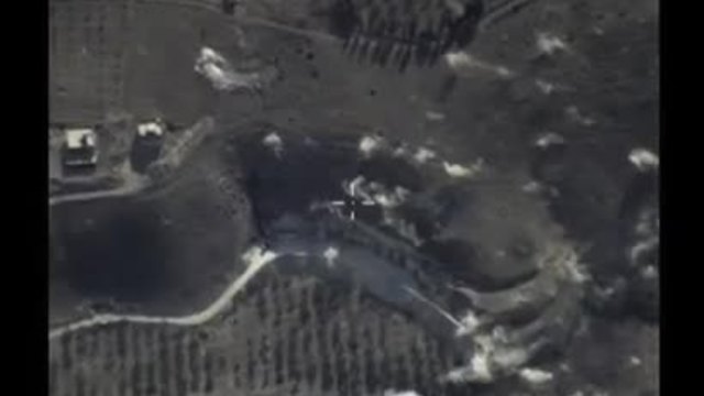 Дрон засне руските удари срещу Ислямска държава в Сирия! (ВИДЕО)