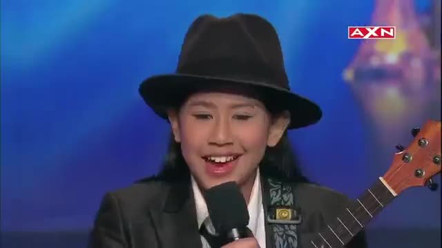 12 Year Old's Amazing Ukulele Playing On Asia's Got Talent