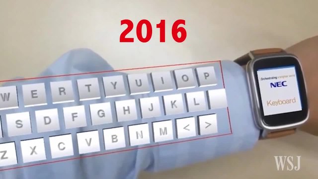Японец изобрети клавиатура върху ръка (ВИДЕО)