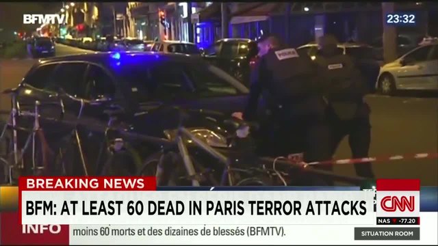 BFMTV- Най-малко 60 мъртви в Париж