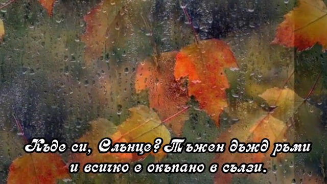 Почакай, есен!~0*0~ Лилия Велчева  