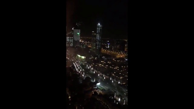 Луксозен хотел в Дубай горя в новогодишната нощ 2016