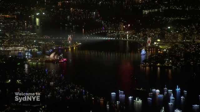 Посрещане на нова година в Австралия 2016 - Australia Sydney kicks off 2016 with New Year's celebrations on Harbour Bridge