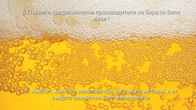 10 факта за бирата !
