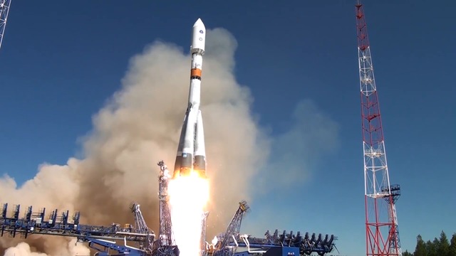 Пуск ракеты-носителя Союз-2.1Б с КА «Глонасс-М» с космодрома Плесецк