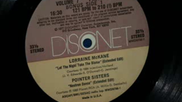lorraine mckane - let the night take the blame[disconet mix] 1984