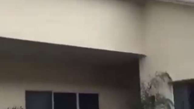 Скок от покрива в басейн