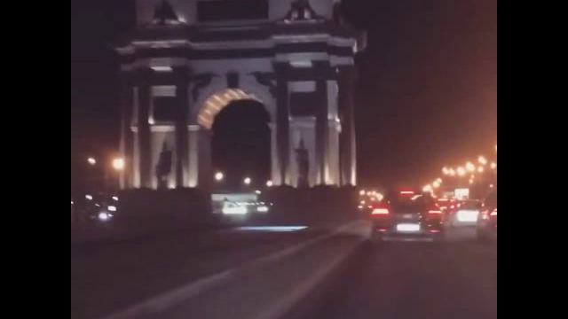 Москва - нощен трафик