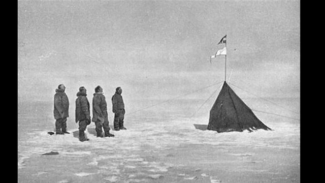 Южен полюс.Амундсен и неговата експедиция достигат полюса преди 105 години -14th December 1911-Roald Amundsen/ South pole