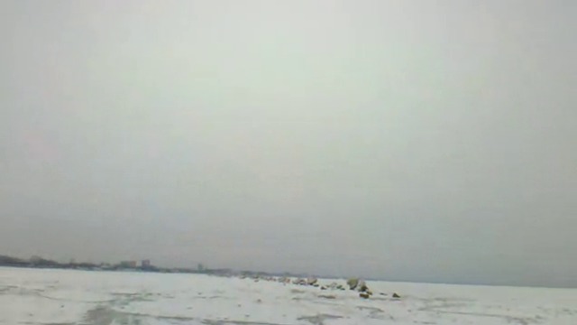 Черно море в Бургаския залив замръзна