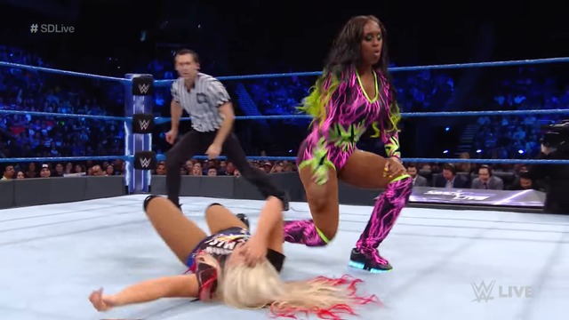 Becky Lynch & Naomi vs. Alexa Bliss & Mickie James- SmackDown LIVE, Jan. 31, 2017