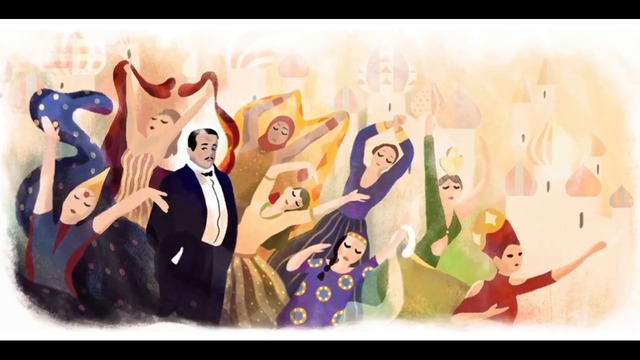 Легендата Сергей Дягилев (Sergei Diaghilev) с Google Doodle - 145 години от рождението на музикалният гений