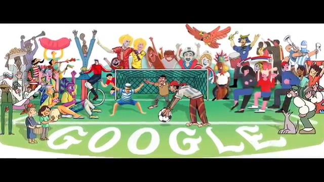 Церемония по откриване на световното първенство по футбол 2018 г. - World Cup 2018 Day 1 Google Doodle