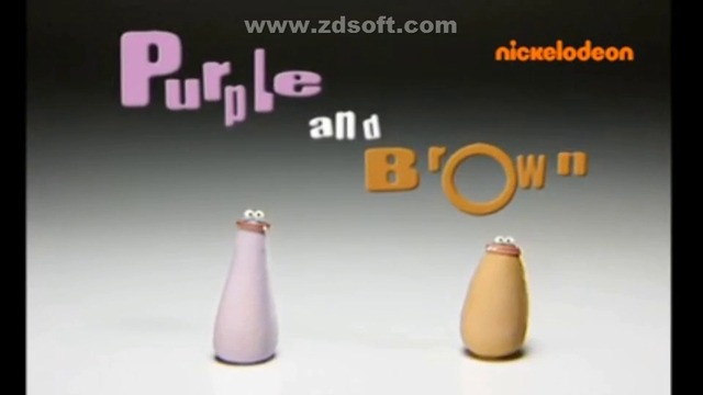 Purple and Brown Nickelodeon Bulgaria