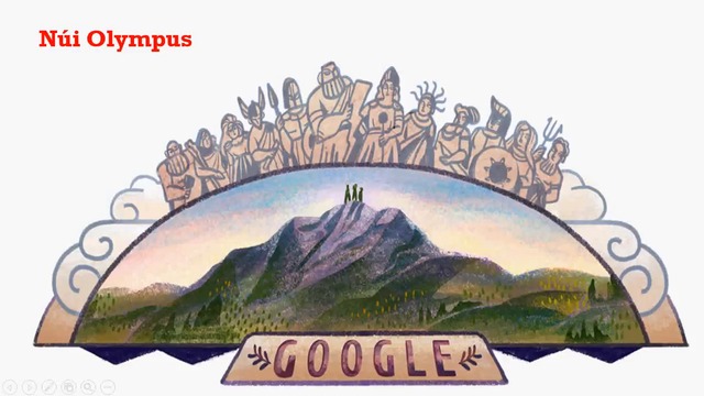 Núi Olympus ,Честване на връх Олимп Núi Olympus Google Doodle