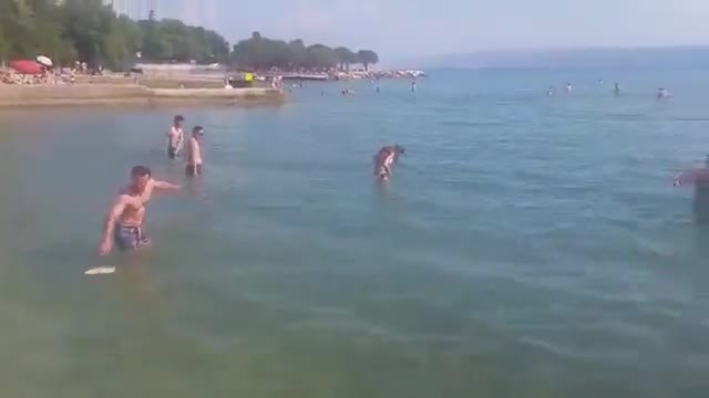 Ето как Босненци са хвърлят на фризби.