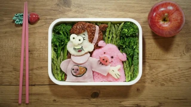 Gravity Falls - Bento - Mabel &amp; Waddles