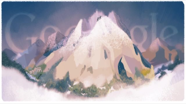 Монблан първо изкачване от българи Google Doodle - Mont blanc first ascent by bulgarians