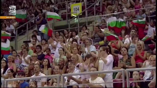 Сребърен медал за ансамбъла на България - Световна купа София 2015 ленти