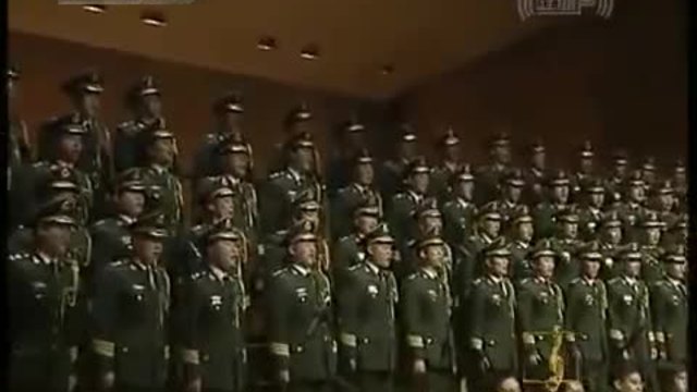Китайски военен хор - Калинка (Kalinka - Chinese military choir)