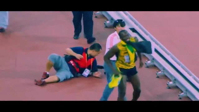 Оператор направи подсечка на Юсейн Болт