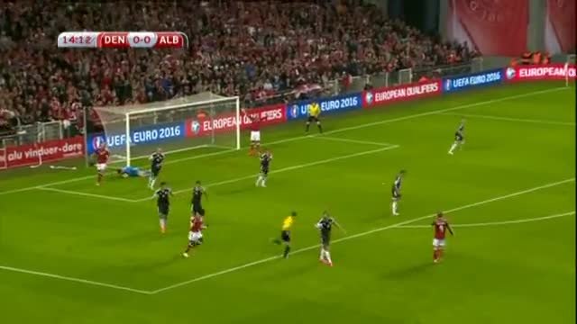 Дания 0 - 0 Албания ( квалификация за Европейско първенство 2016 ) ( 04092015 )