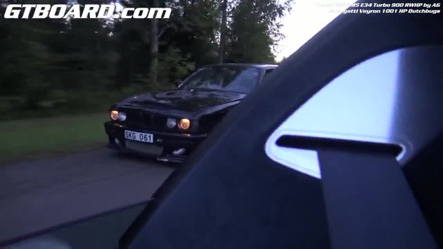 Старо Bmw M5 (e34) vs. Bugatti Veyron