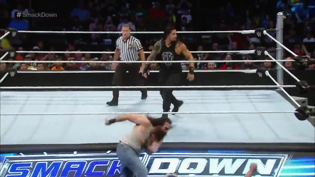 Roman Reigns vs. Luke Harper- SmackDown, Sept. 24, 2015