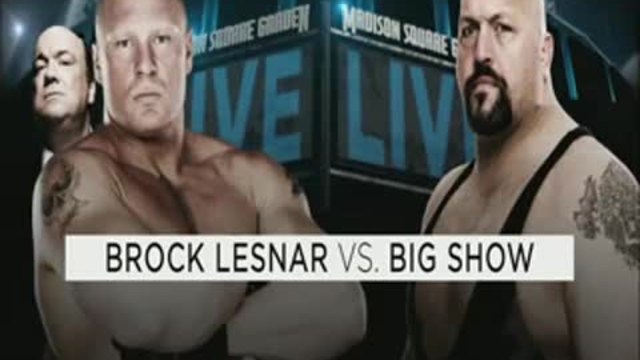 Big Show vs Brock Lesnar ( Ню Йорк ) 2015