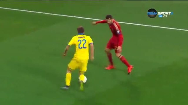 Украйна 0 - 1 Испания ( Квалификация за Европейско първенство 2016 ) ( 12102015 )