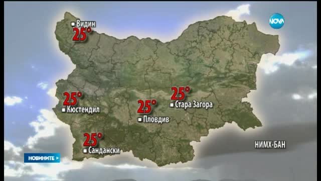Лято през ноември - температури до 25 градуса
