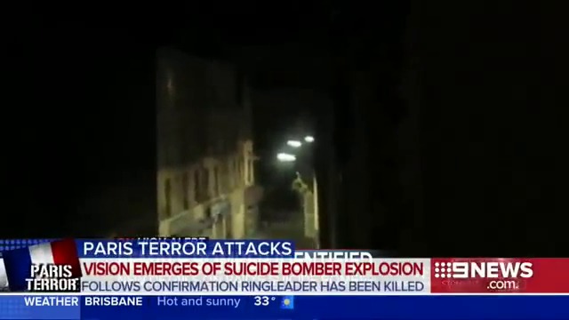 УНИКАЛНО ВИДЕО показа как шахидката се взривява в Париж!