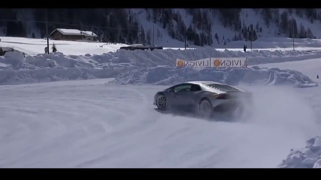 Дрифтове с Lamborghini на сняг !!! Не са ли страхотни