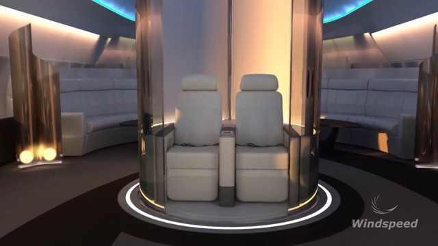 Пътнически места на покрива на самолета