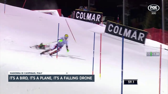 Дрон едва не уби Марсел Хиршер в Мадона ди Кампилио