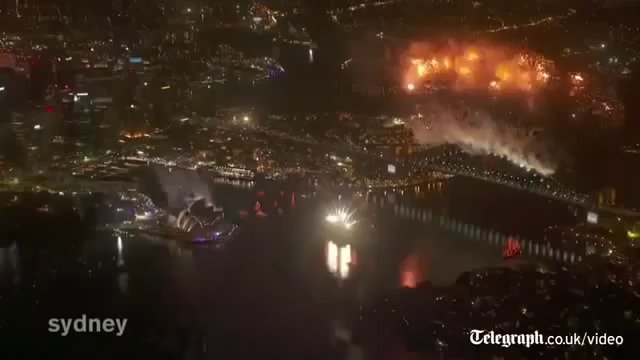 Шоуто с фойерверки в Сидни 2016 .. Australia, Sydney
