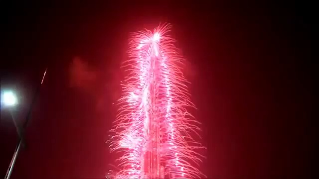 Dubai New Year Fireworks, Burj Khalifa 2016 (HD)