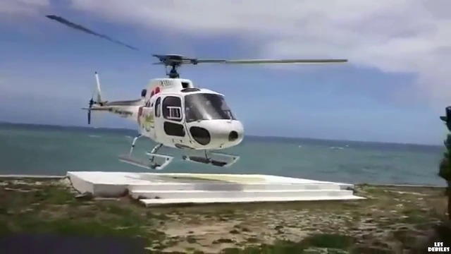 Неуспешно кацане на хеликоптер