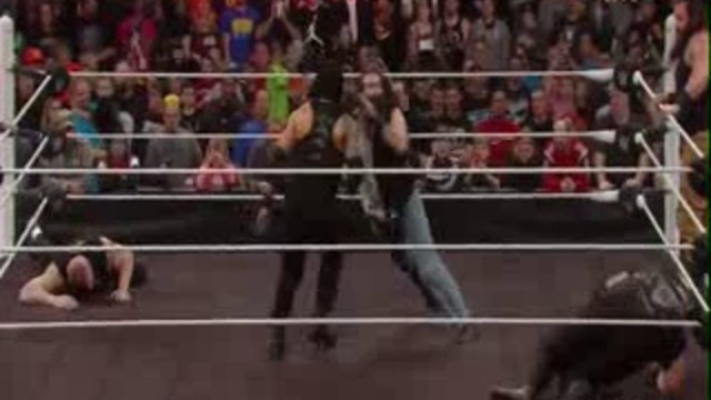 Brock Lesnar vs The Wyatt Family - Wwe Raw 18012016  