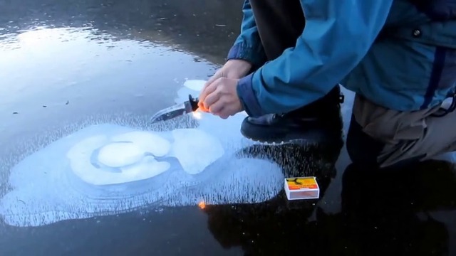 Вижте  как се вари чай на замръзнало езеро в Норвегия!