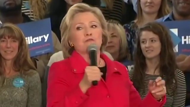 Хилари Клинтън лае като куче в скандално видео на Доналд Тръмп