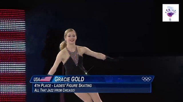 Gracie Gold - Грейси Голд. Фигурно пързаляне - гала вечер. Сочи 2014