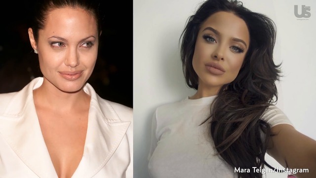 Вижте 21-годишната Мара Тийгън двойничка на Анджелина Джоли