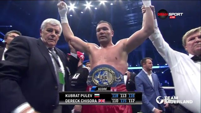 Кубрат Пулев спечели мача срещу Дерек Чисора