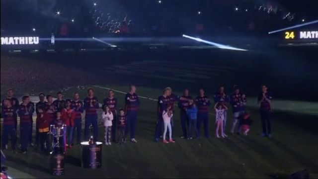 Барса отпразнува титлата с 50 хиляди